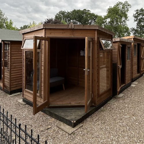 Contemporary Corner Summerhouse