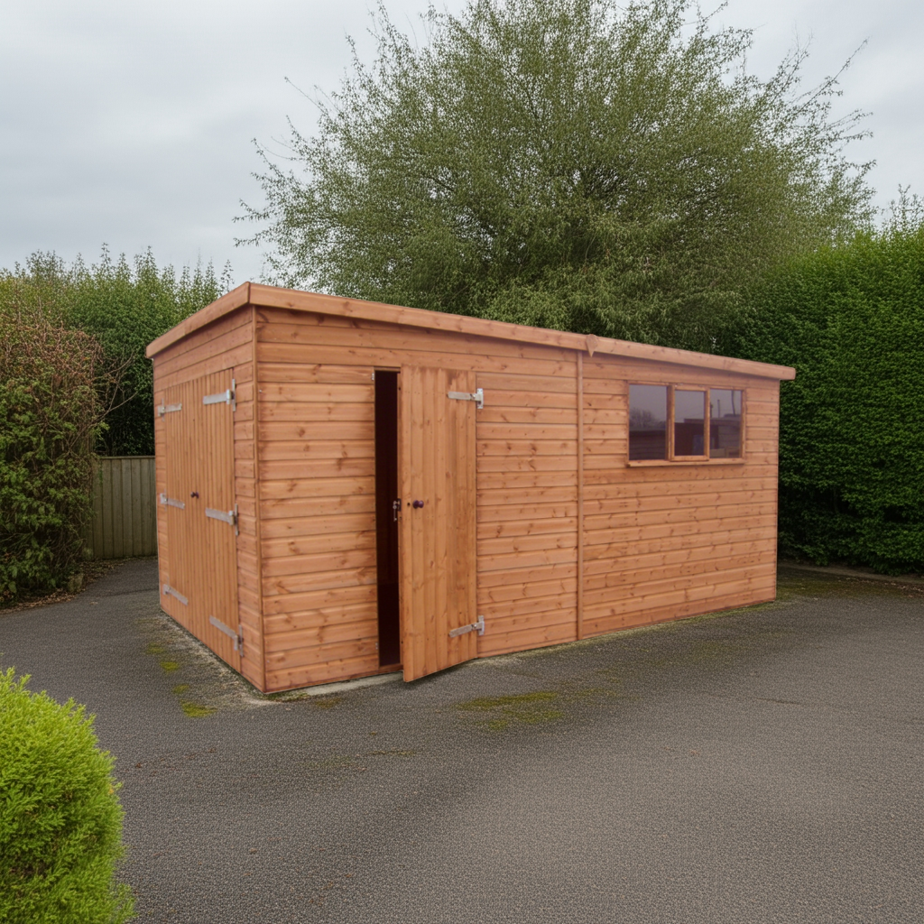 Pent Garage