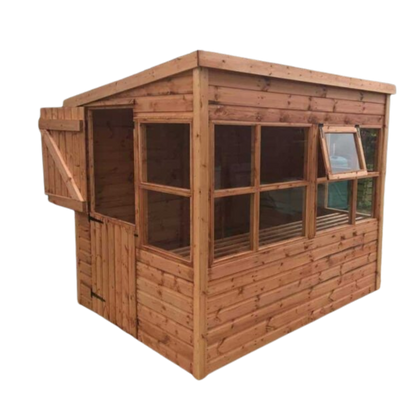 Pent Potting shed with stable door