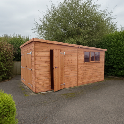 Pent Garage