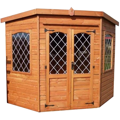 Corner Leaded Summerhouse